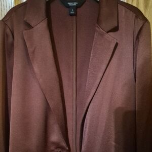 Simply Vera Vera Wang Rich Brown Jacket